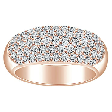 Gold & Diamonds Jewellery Poppy Topaz & White CZ Diamond .925 Sterling Silver Custom Curved Engagement Wedding Band Ring 